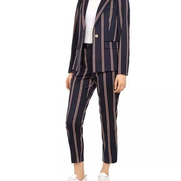 Ted Baker London Haryee Stripe Blazer and Pant size 0 - Picture 2 of 4